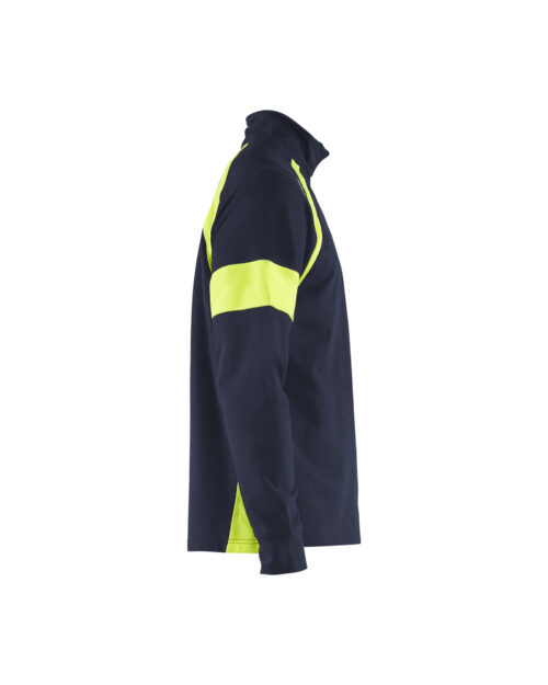 ad84881f-8bf5-4557-a548-3b6fcd526b26 Sweatshirt Half-Zip mit High Vis