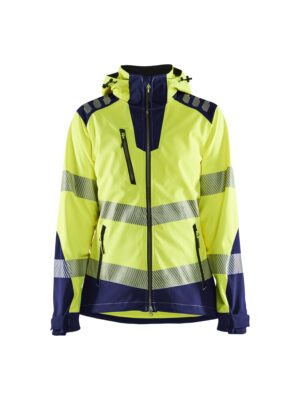 Damen High Vis Softshell Jacke