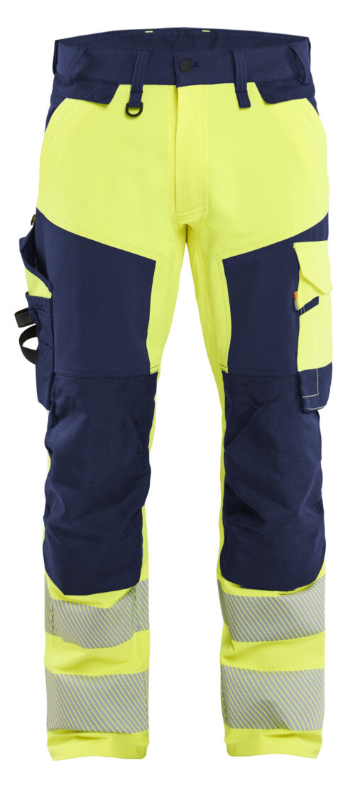 High Vis Arbeitshose 4-Wege-Stretch