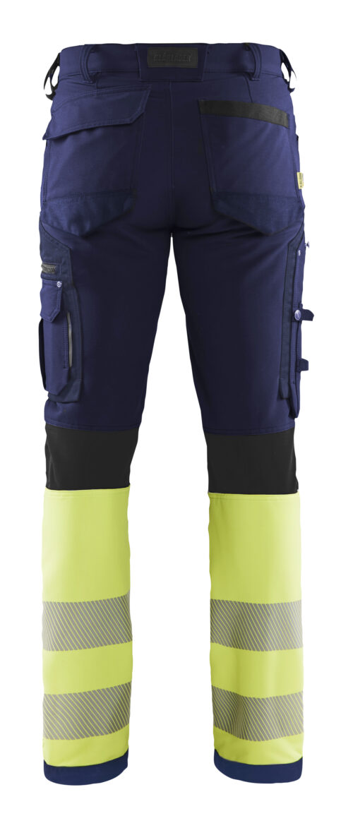 High Vis Arbeitshose 4-Wege-Stretch ohne Werkzeugtaschen