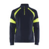 b16d10ef-3ca7-4a13-877b-95c08cc46394 Sweatshirt Half-Zip mit High Vis