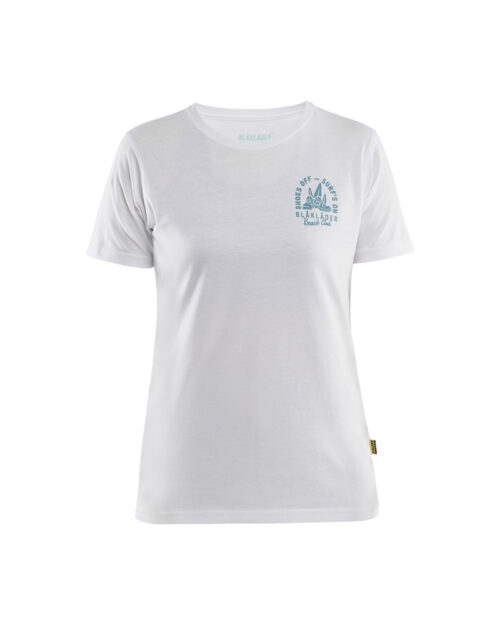 Damen T-Shirt Blåkläder Beach Club