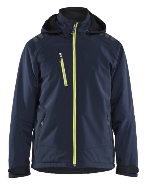 Softshell Winterjacke leicht gefüttert