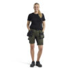 Damen Handwerker Shorts mit Stretch