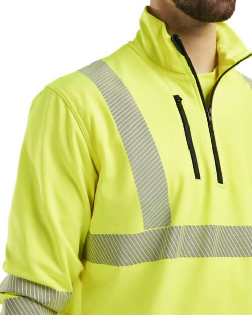 b6094dea-c74f-4e40-9d79-f819109275c9 High Vis Sweatshirt Half-Zip