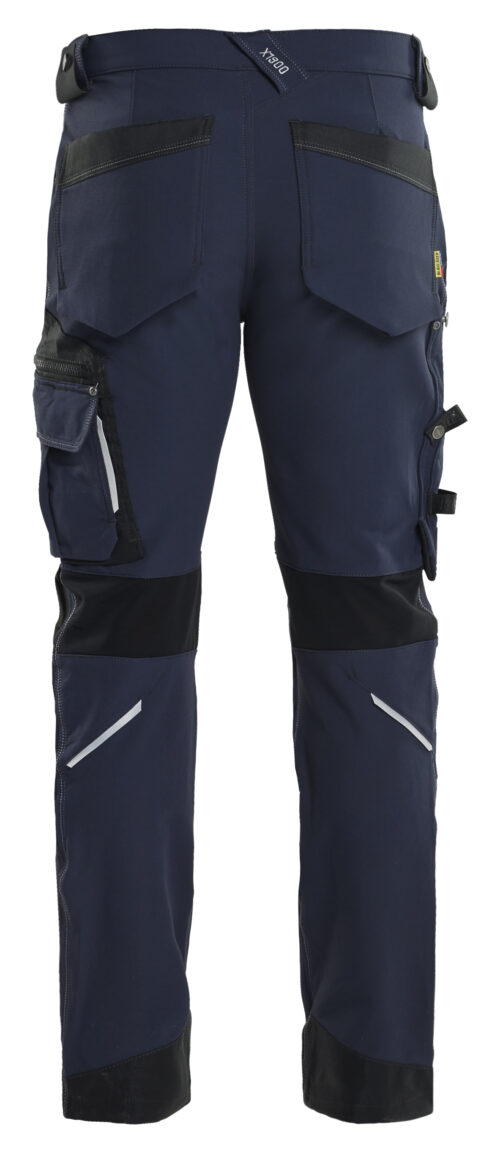 Handwerker Arbeitshose ohne Nageltaschen 4-Wege-Stretch X1900