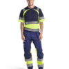 High Vis Arbeitshose mit Stretch