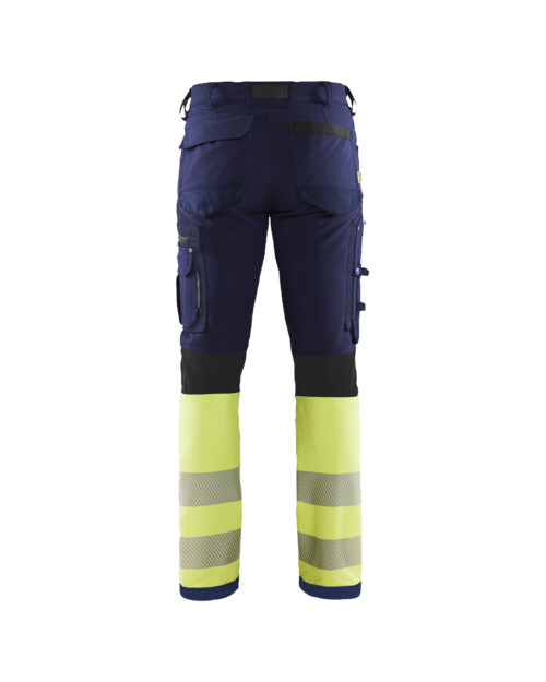 High Vis Arbeitshose 4-Wege-Stretch ohne Werkzeugtaschen