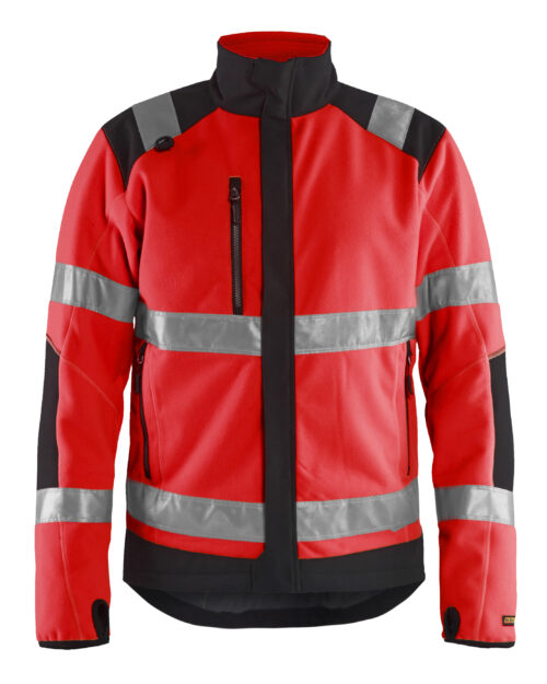 High Vis Fleecejacke winddicht