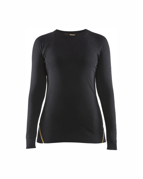 Damen Flammschutz Thermo-Shirt, 68% Merino