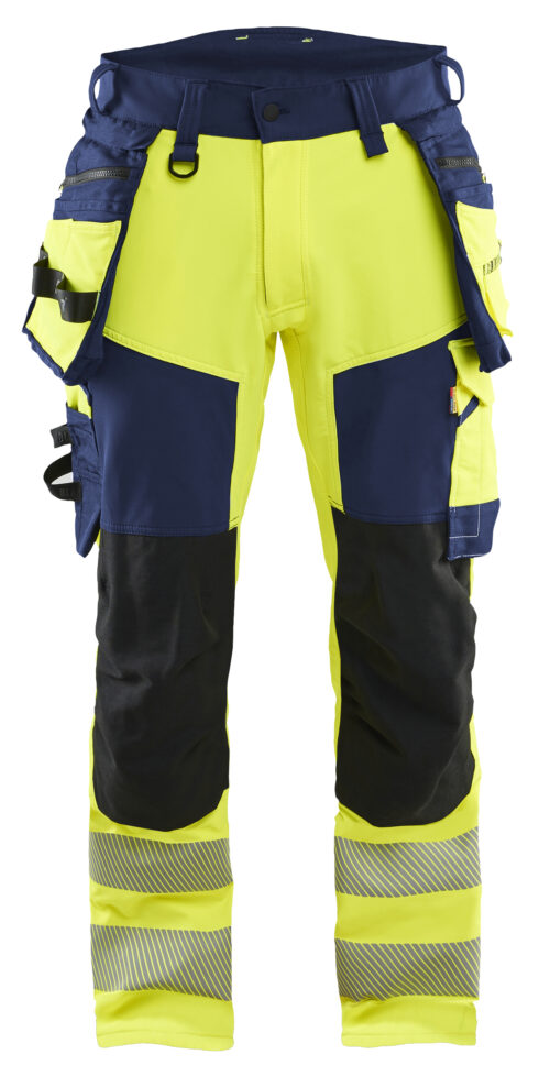 High Vis Arbeitshose 4-Wege-Stretch
