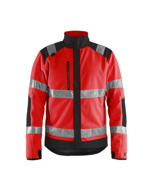 High Vis Fleecejacke winddicht