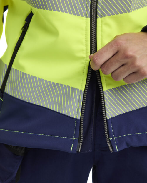 Damen High Vis Softshell Jacke