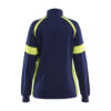 Damen Sweatshirt Half-Zip mit High Vis
