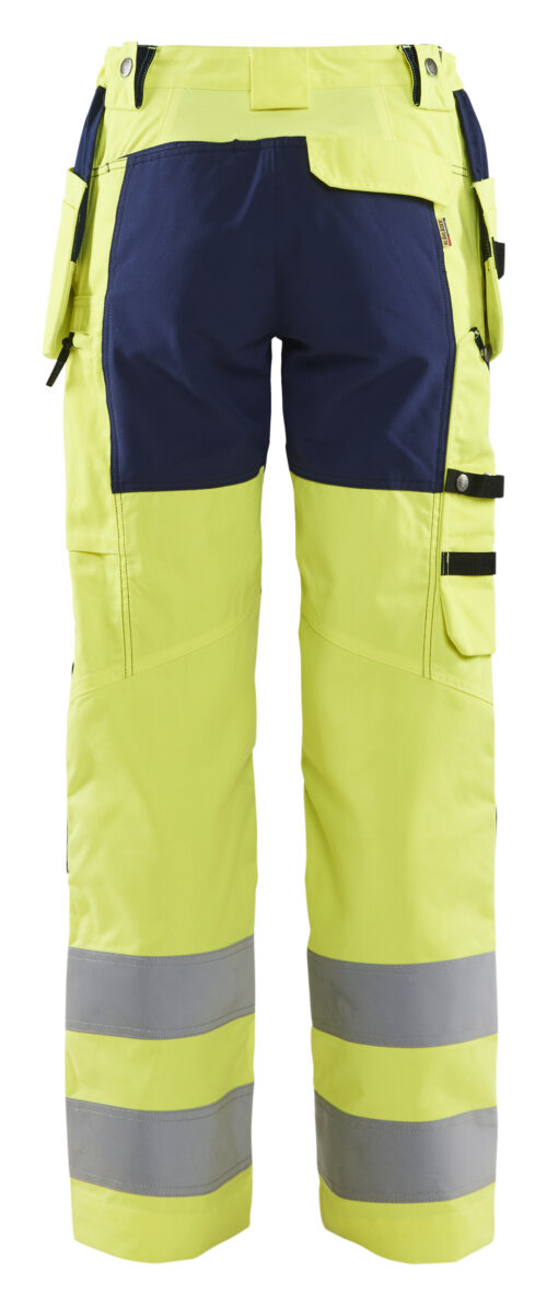 Damen High Vis Arbeitshose mit Stretch