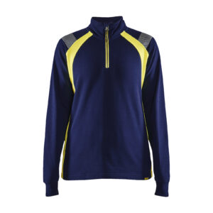 Damen Sweatshirt Half-zip