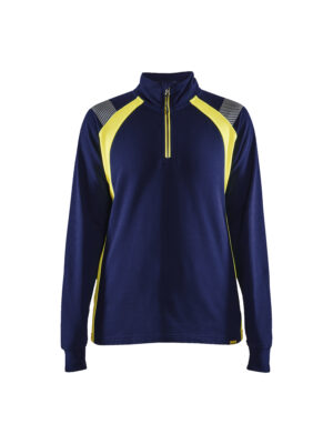 Damen Sweatshirt Half-zip