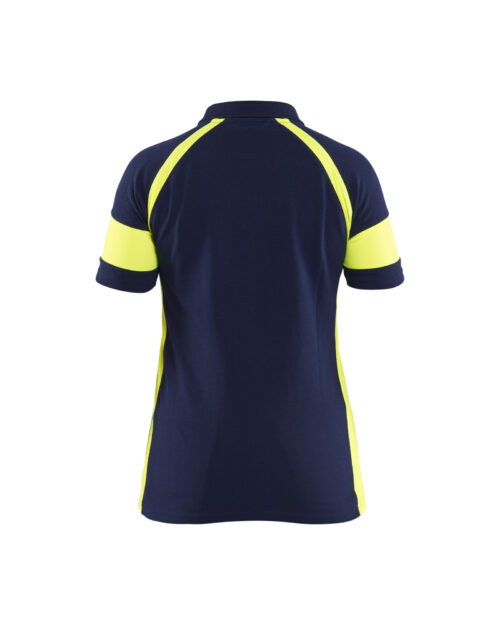 d8b229ad-8061-4274-8270-83532c8a1e0e Damen Poloshirt mit High Vis