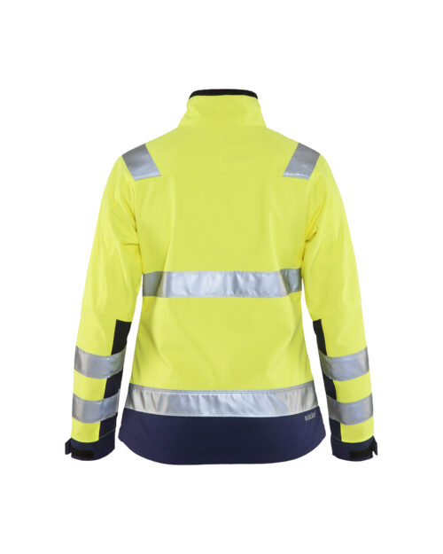 Damen High Vis Softshell Jacke