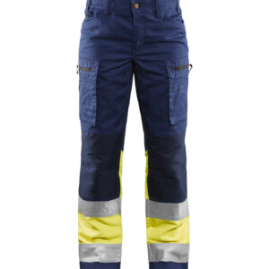 Damen High Vis Arbeitshose mit Stretch