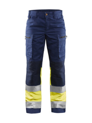 Damen High Vis Arbeitshose mit Stretch