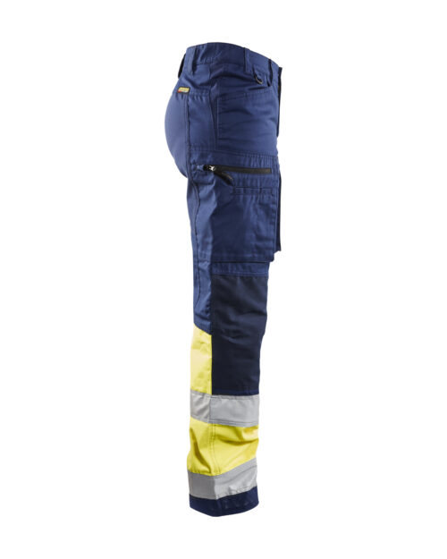 Damen High Vis Arbeitshose mit Stretch