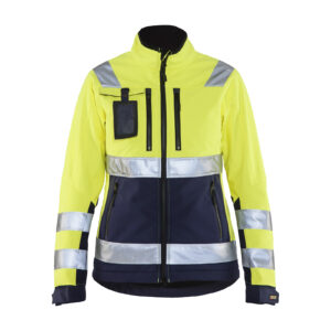 Damen High Vis Softshell Jacke