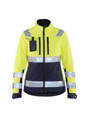 Damen High Vis Softshell Jacke