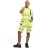 Damen High Vis Shorts mit Stretch