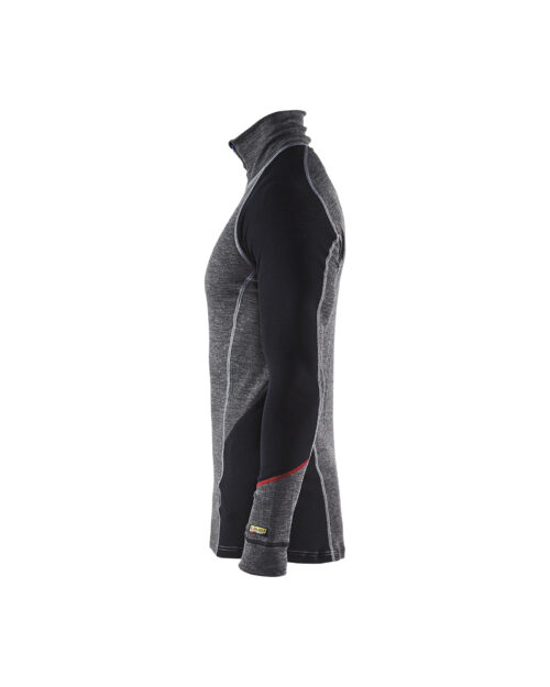 Unterhemd Half-Zip XWARM, 100% Merino