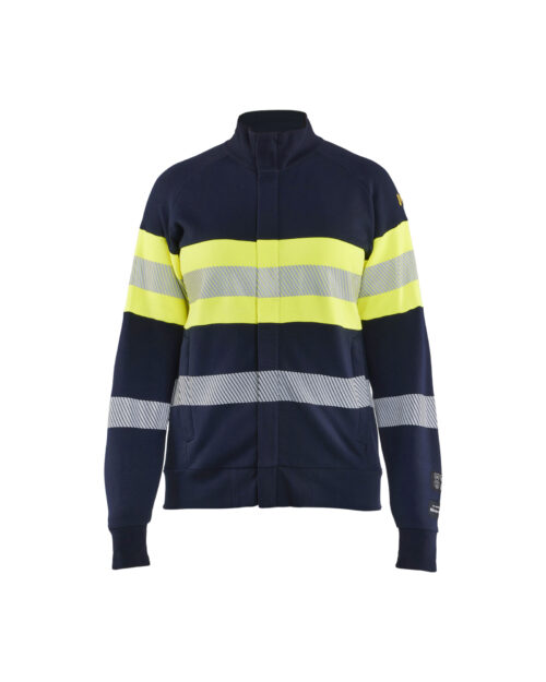 Damen High Vis Multinorm Sweatjacke