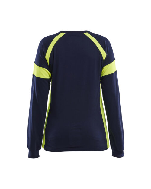 ed03890d-a83f-415b-abc3-609b9c77d368 Damen Langarmshirt mit High Vis