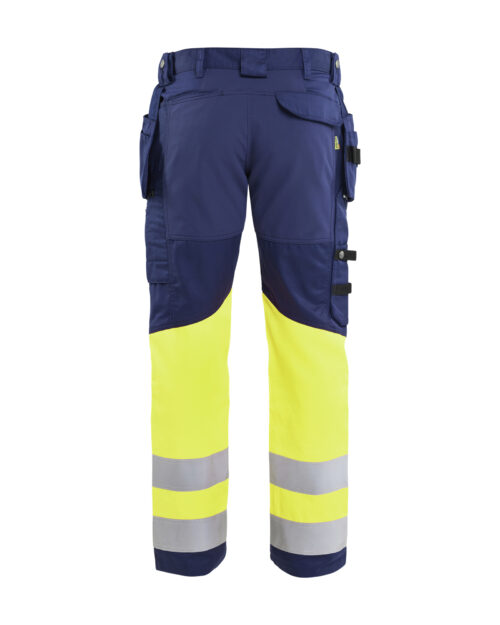 High Vis Arbeitshose mit Stretch