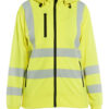 Damen High Vis Sweatjacke mit abnehmbarer Kapuze