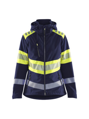 Damen High Vis Softshell Jacke