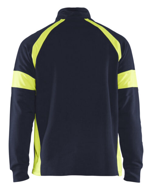 f4167aeb-9fd6-4120-841d-d763bbc838e5 Sweatshirt Half-Zip mit High Vis