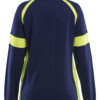 Damen Sweatshirt Half-Zip mit High Vis