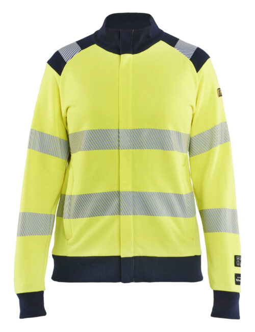Damen High Vis Multinorm Sweatjacke