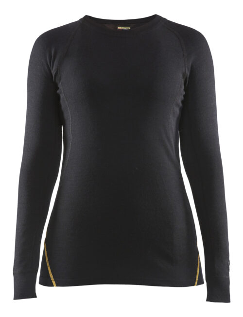 Damen Flammschutz Thermo-Shirt, 68% Merino